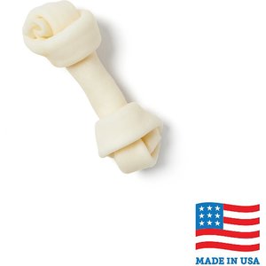 Bones & Chews Made in USA 4" Rawhide Bone Dog Treat, 1ct