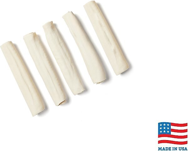 Bones & Chews Made in USA 5" Rawhide Roll Dog Treats, 5 count slide 1 of 3