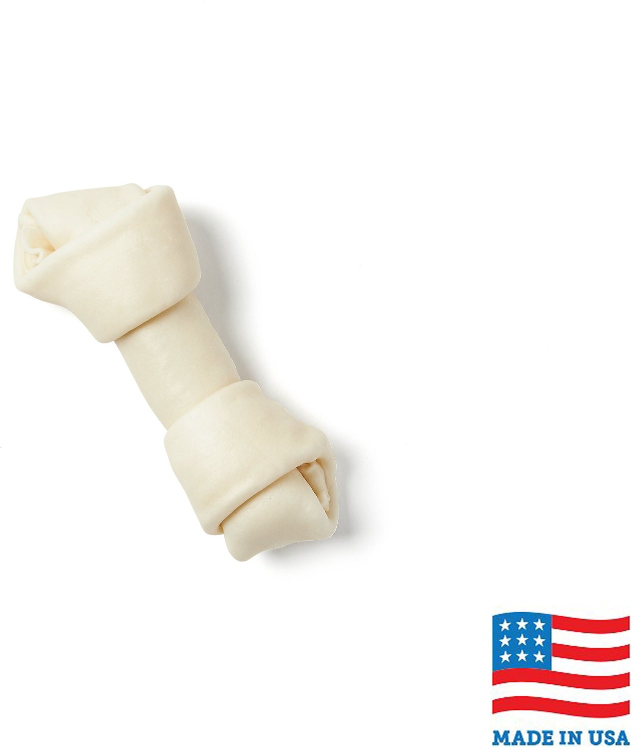 BONES & CHEWS Made in USA 6" Rawhide Bone Dog Treat, 1ct