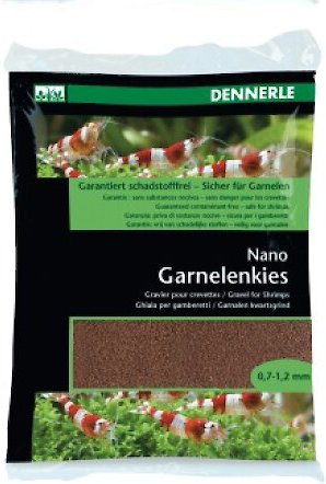 Dennerle Nano Garnelenkies Shrimp Aquarium Gravel, 4.4-lb bag, Borneo Brown slide 1 of 1
