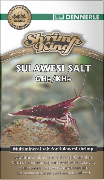 Dennerle Shrimp King Sulawesi Salt GH+/KH+ Multimineral Shrimp Salt, 7.1-oz bottle slide 1 of 1