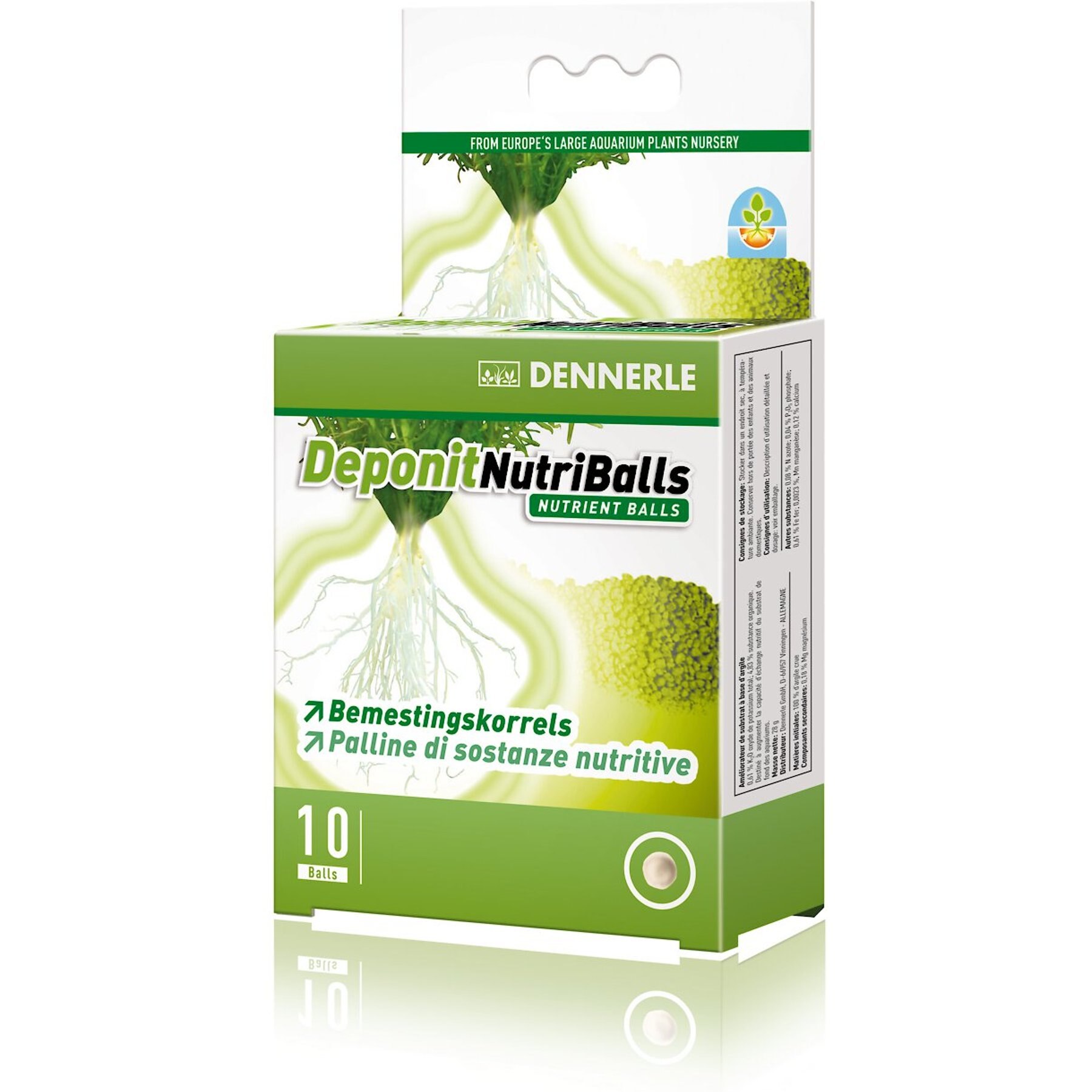 Dennerle Deponit NutriBalls Aquarium Plant Fertilizer, 10 count