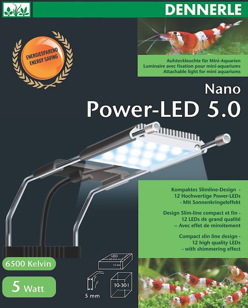 Dennerle Nano Power-LED 5.0 Fish Aquarium Light, 5-watt slide 1 of 3