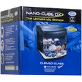 JBJ Aquarium Nano-Cube DX LED Curved Glass Fish Aquarium, 12-gal