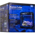 JBJ Aquarium Nano-Cube DX LED Curved Glass Fish Aquarium, 24-gal