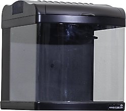 JBJ Aquarium Nano-Cube 12 LED Curved Glass Fish Aquarium, 12-gal slide 2 of 3