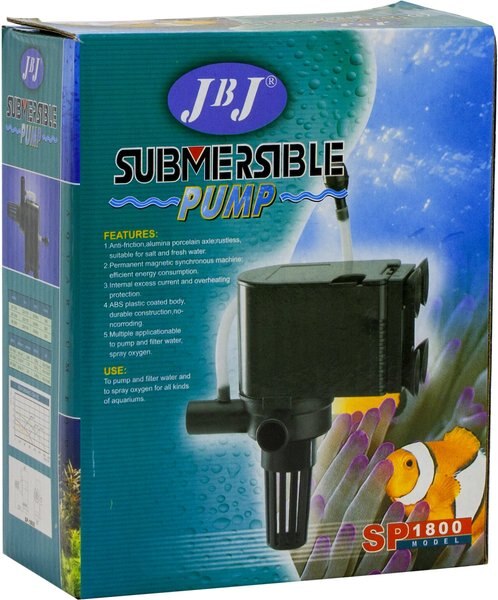 JBJ Aquarium SP 1800 Model Submersible Aquarium Pump