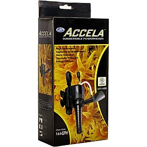 JBJ Aquarium Accela Submersible Powerheads Aquarium Pump, 166 GPH