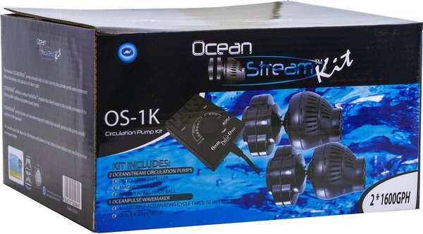 JBJ Aquarium Ocean Stream OS-1K Aquarium Circulation Pump Kit