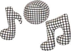 Frisco Retro Plush Squeaky Disco Dog Toy
