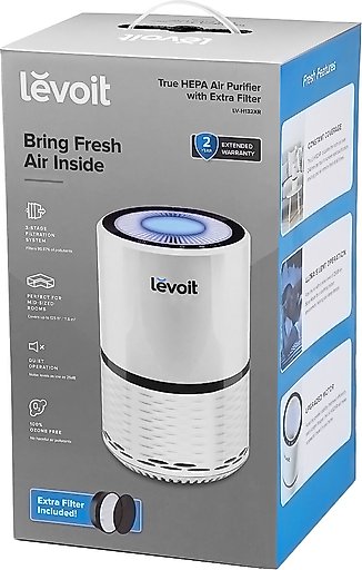 LEVOIT Compact True HEPA Air Purifier with Replacement Filter