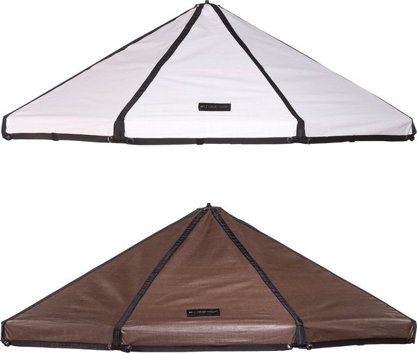 Win World International Pet Gazebo Reversible Designer Market Dog Kennel Canopy