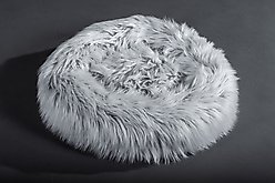 Mau Fluffi Donut Dog & Cat Bed, White slide 2 of 4