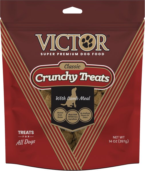 VICTOR Crunchy Treats Lamb Meal Dog Treats, 14-oz bag slide 1 of 6