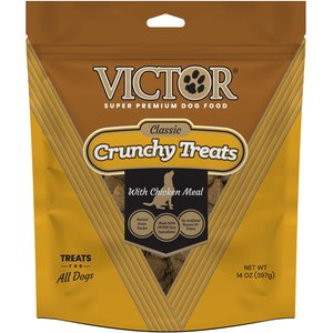 VICTOR Crunchy Treats Chicken Meal Dog Treats, 14-oz bag
