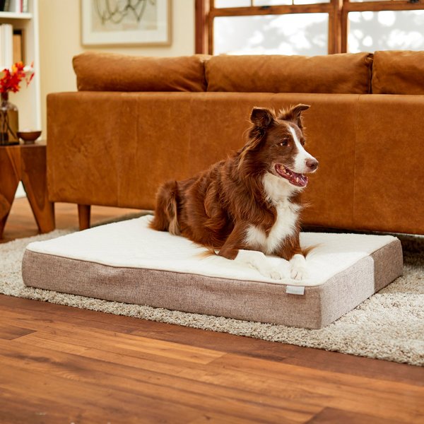 Frisco Orthopedic Pillow Cat & Dog Bed, Brown, X-Large slide 1 of 5