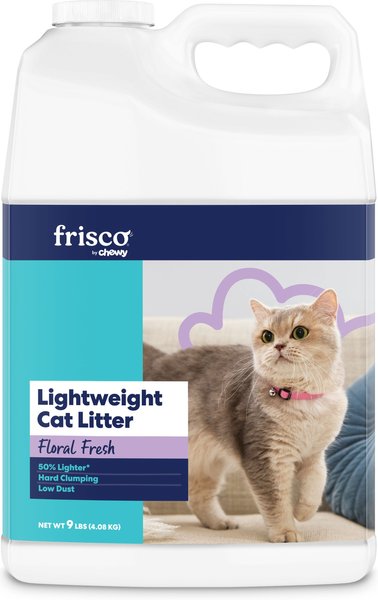 FRISCO Lightweight Scented Clumping Cat Litter 9 lb jug Chewy