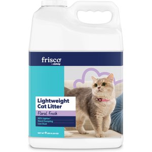 Frisco Lightweight Scented Clumping Cat Litter, 9-lb jug