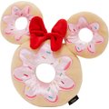 Disney Minnie Mouse Donut Plush Squeaky Dog Toy