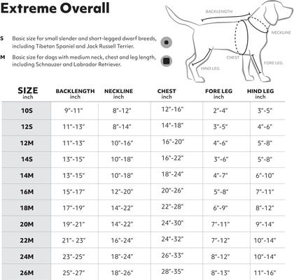 Show full view: Hurtta Extreme Overall Insulated Dog Snowsuit, Blackberry, 12S slide 4 of 8