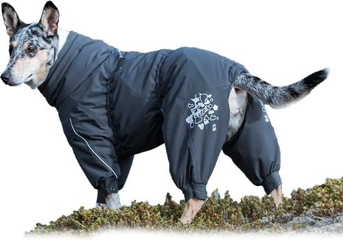 Show full view: Hurtta Extreme Overall Insulated Dog Snowsuit, Blackberry, 12S slide 6 of 8