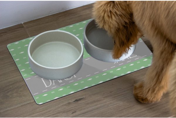 904 Custom Fish Personalized Dog & Cat Placemat