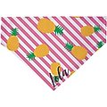 904 Custom Cabana Stripe Personalized Dog Collar Bandana, Small