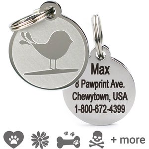 Frisco Personalized Dog & Cat ID Tag, Medium, Bird