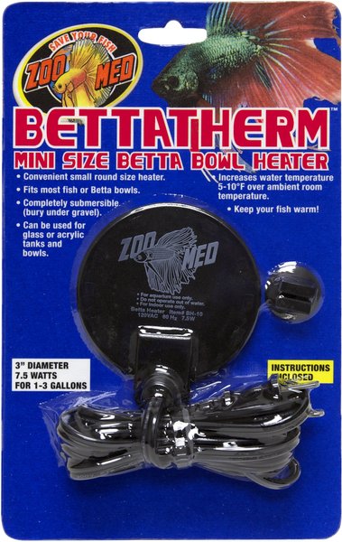 Zoo Med BettaTherm Mini Size Betta Bowl Heater slide 1 of 2