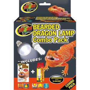Zoo Med Reptisun 10.0 UVB & Repti Basking Spot Lamp Reptile Terrarium Combo Pack
