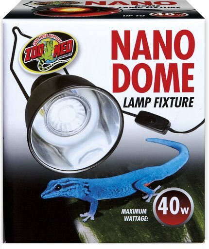 Zoo Med Nano Dome Reptile Terrarium Lamp Fixture, 40-watt