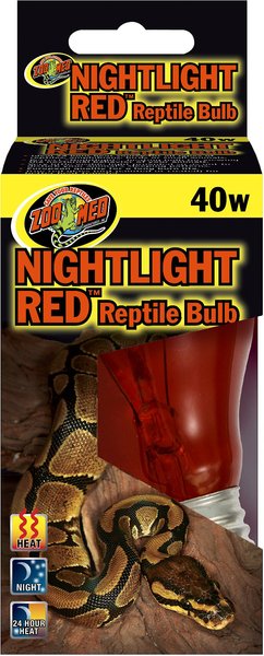 Zoo Med Nightlight Red Reptile Terrarium Bulb, 40-watt slide 1 of 3