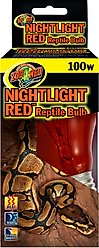 Zoo Med Nightlight Red Reptile Terrarium Bulb, 100-watt