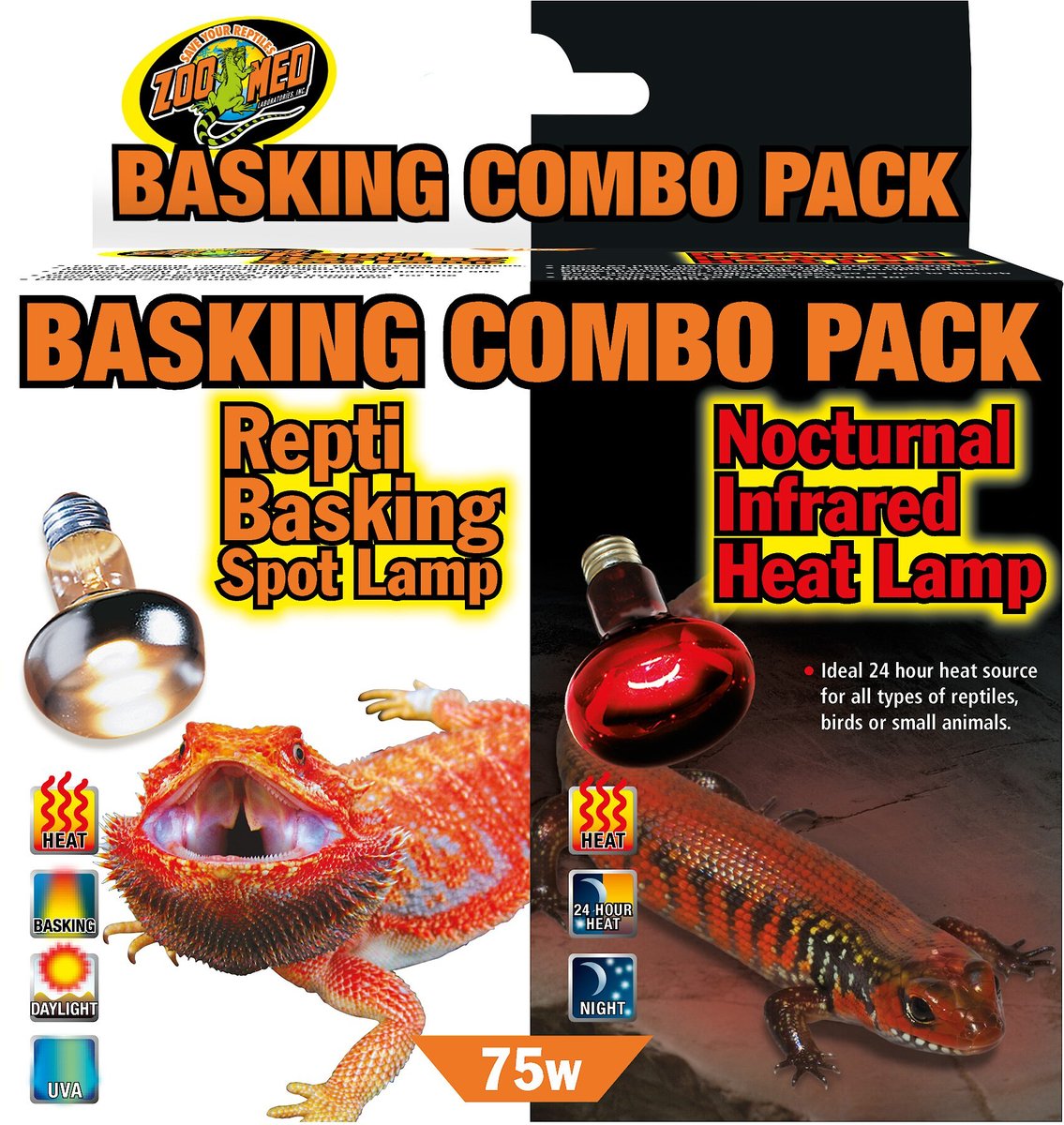 Dual heat hotsell lamp for reptiles