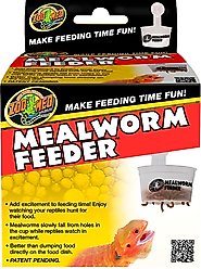 Zoo Med Hanging Mealworm Reptile Feeder 