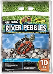 Zoo Med Aquatic River Turtle Tank Pebbles, 10-lb bag