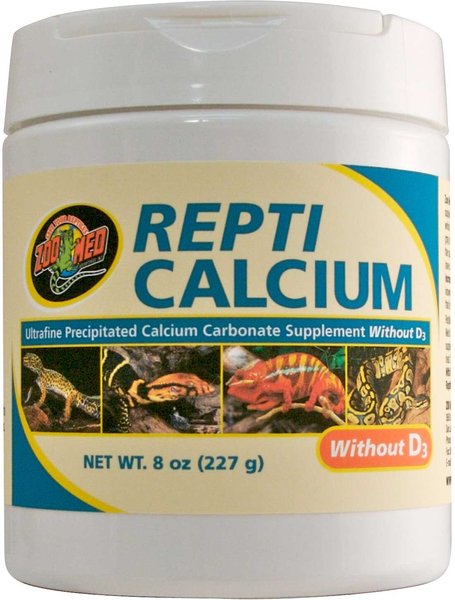 Zoo Med Repti Calcium without D3 Reptile Supplement, 8-oz jar slide 1 of 1