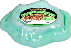 Zoo Med Glow in the Dark Combo Food & Water Hermit Crab Bowl