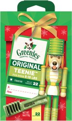 Greenies Original Teenie Holiday Dental Dog Treats, 22 count