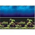 Vepotek Double-Sided Fish Aquarium Background, Deep Sea & Water Plants, Small