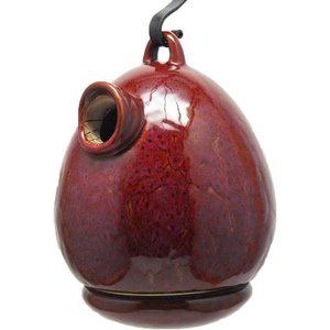 Byer of Maine Egg Birdhouse, Oxide Red