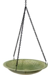 Byer of Maine Circles Hanging Bird Bath, Meadow Green