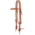 Weaver Leather Premium Harness Leather & Diamond Bar Hardware Horse Browband Headstall