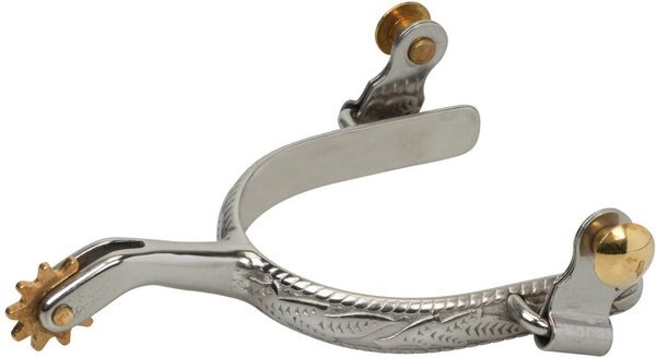 Weaver Leather Engraved Band Ladies' Roping Spurs slide 1 of 1