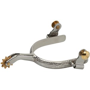 Weaver Leather Engraved Band Ladies' Roping Spurs