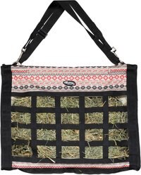 Weaver Leather Slow Feed Horse Hay Bag, Crimson Aztec
