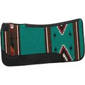 Weaver Leather Contoured Single Weave Felt Horse Saddle Pad, Turquoise Pattern