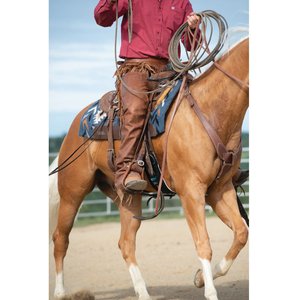 Weaver Leather AirFlex Straight Cinch & Roll Snug Horse Cinch Buckle, 30-in