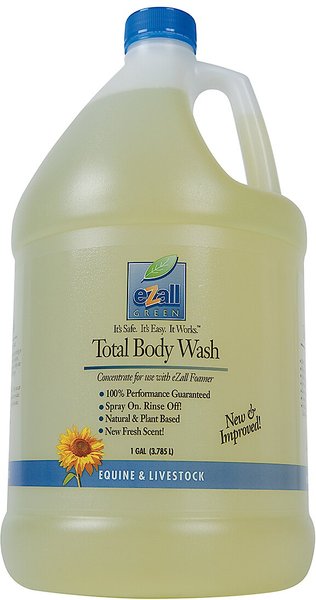 eZall Total Body Horse Wash Equine & Livestock Horse Wash, 1-gal bottle slide 1 of 1