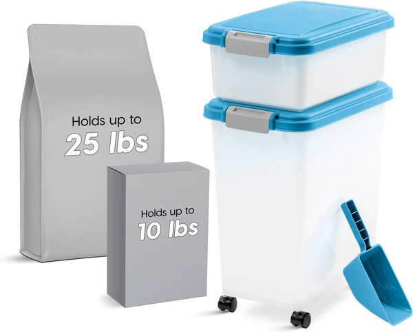Iris USA, 14 Quart Stackable Clear Plastic Storage Drawer, Gray